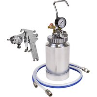 Sealey - SSG1P Pressure Pot System with Spray Gun & Hoses 1.8mm Set-Up