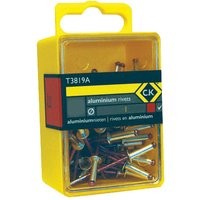 CK Tools T3819A 612 Pop Rivets Aluminium 4.8x9mm Box Of 40