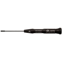 CK Precision Screwdriver, PZ1 Tip, 80 mm Blade ESD Safe, 177mm Overall