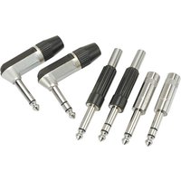 REAN NYS207 6.35mm 2 Pole R/angle Nickel Jack Plug REAN NYS207 6.35mm 2 Pole R/angle Nickel Jack Plug