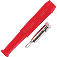Hirschmann Test & Measurement Red Female Banana Socket, 2 mm Connector, Screw Termination, 60V dc, 6A, Tin Plating
