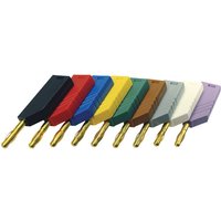 Hirschmann Test & Measurement Red Male Banana Plug, 4 mm Connector, Screw Termination, 30 V ac, 60V dc, 24A, Gold