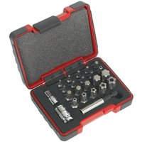 Sealey AK6226 TRX-P & Security TRX-TS Bit Set 23pc 1/4" & 3/8"Sq Drive