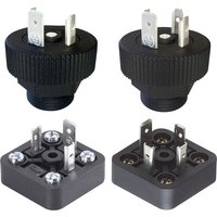 Hirschmann GSP 3P+E DIN 43650 A Solenoid Valve Connector Male, 400V Voltage
