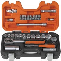 Bahco S330 1/4" & 3/8" Socket Set - 34pc