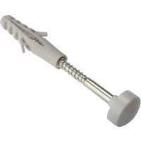 ForgeFix W.C. Fixing Kit White Cap M6 x 80mm (1 Pair) FORWCFK680