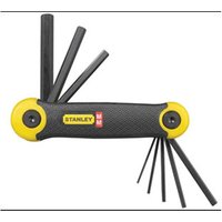 Stanley 4-69-262 Hexagon Key Folding Set of 7 Metric (2.5-10mm)