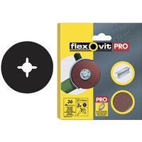 Flexovit 63642527561 Aluminium Oxide Fibre Discs 115mm Medium 50G ...
