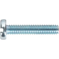 Sealey - Machine Screw M5 x 25MM Pan Head Pozi Zinc din 7985Z Pack of 50