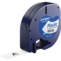 Dymo LetraTag Tape Plastic 12mmx4m Pearl White Ref S0721660 4014670
