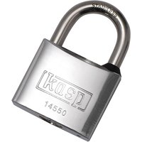 Kasp Padlock Brass Padlock Weatherproof Keyed Alike, 8 mm Shackle, 50mm Body