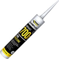 Everbuild Everflex 700T LMN Silicone Black 300ml 486162