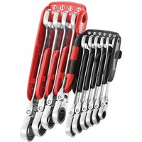 Facom - Metric Ratchet Combination Wrench Set Flexi 10 Piece 467BF.JP10PB