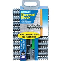 Plasplugs SSCP558CC Thermal Block Fixings (40)