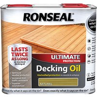 Ronseal 36934 Ultimate Protection Decking Oil Natural Cedar 2.5 litre