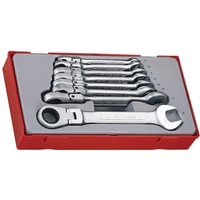 Tengtools - Teng TT6508RF TT6508RF Flexible Ratchet Spanner Set 8 Piece TENTT6508RF