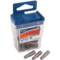 Draper - 20 x TX-STAR&174 25mm Long Insert Bits in Plastic Storage Case (27694)