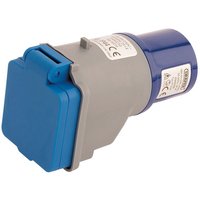 Draper 230V Adaptor (16A Plug to 13A Socket) (17574)
