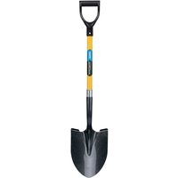 Draper Round Point Shovel With Fibreglass Shaft – Durable Garden And Construction Tool, Model Fg Pyd 43216