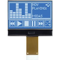 Midas Displays Mccog128064B12W-Sptly Display, Lcd Graphic, 128X64, Stn