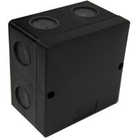 Dencon IP66 Junction Box Black 100 x 100 mm JB100B