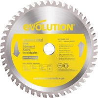 Evolution Stainless Steel Cutting Circular Saw Blade 210 × 25.4mm S210TCT-54CS