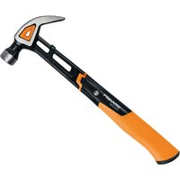 Fiskars - 1027202 Anti Shock IsoCore Finishing Hammer 16oz Curved Claw 13.5 Inch