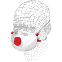 Vitrex S40410 Premium Valved Multipurpose Respirator P3 Pack Of 3 VITS40410