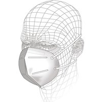 Vitrex - S40913 Fold Flat Respirator P1 Pack Of 3 VITS40913