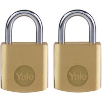 Yale Locks Brass Padlock 30mm with Double Locking