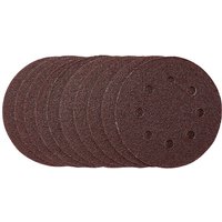 Sanding Discs, 115mm, Hook & Loop, Assorted Grit, (Pack of 10) (53510)
