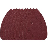Draper - Detail Sanding Sheets with Hook and Loop, 140mm, Assorted Grit, SSD3 (Pack of 10) (43466)