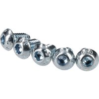 R-TECH 337359 M8 X 16 Hex Socket Button Screws Steel BZP - Pack Of 50