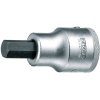 Gedore Hexagonal Bit Socket, 3/4 in Drive, 17 mm Tip, Square Drive, 80mm Overall 1-Piece