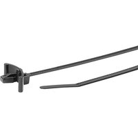 HellermannTyton 155-30602 Cable Tie 160mm black toggle tool-free 5...