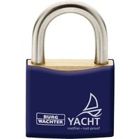 Burg Wächter 35461 Padlock 30mm Brass Stainless Steel Blue Key Rus...