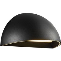 Nordlux Cuba Outdoor Wall Light Black Plastic Sensor Intergrated LED Ceiling or Wall Mounting - Mains Powered, IP54