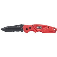 4K5 Tools 600.100A TK 100 Knife Folding Red/Black Serrated Blade S... 4K5 Tools 600.100A TK 100 Knife Folding Red/Black Serrated Blade S...
