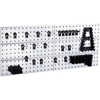 Raaco 109659 Tool Hooks Perforated Panel 1560x440x11mm +44 Clips