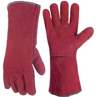 Toparc 045101 Cowhide Welding Gloves Size 10 Heat Protection Lining