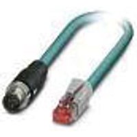 Phoenix Contact NBC Cat6a Ethernet Cable 8 Core, Blue, 2 m, Shielded Screened, Polyurethane