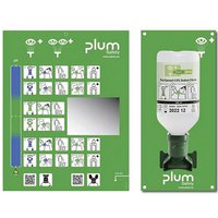PLUM BR314075 Eye Wash DUO Bottle Two-Eye Rinsing 1L Sterile Solution