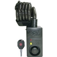 Security Plus 0289 Steel Cable Lock Black Plastic Coated for Versa...