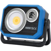Draper 31103 Draper Expert SMD/COB LED USB Rechargeable Flex Slim Worklight with Charging Station, 5W, 1000 Lumens, USB-C Cable Supplied