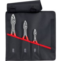 Knipex - 00 19 61 V01 TwinGrip Slip Joint Pliers Set, 3 Piece KPX001961V01