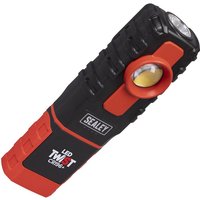 Sealey - LED601CM led Twist Rechargeable Inspection Light 6W cob led & 1W smd led Colour Match cri 96+