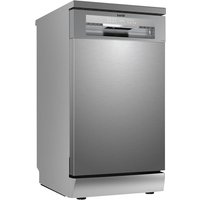 Baridi 45Cm Slimline Freestanding Dishwasher, 10 Place Settings, 8 Programs, Silver