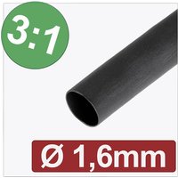 Quadrios 24CA298 Heatshrink adhesive Black 8 mm 2 mm Shrinkage 4 1...