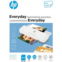HP Everyday Laminating Pouches A4 80 micron Pack 100 9154 61331LM