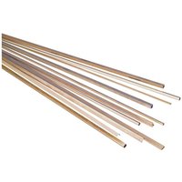 Reely 220641 Brass Square Pipe 500x8x8 mm 1 pc In Dia 6 mm Profiles